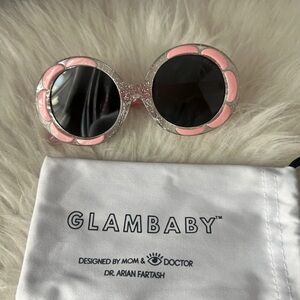 Pink and Silver Kids Sunglasses